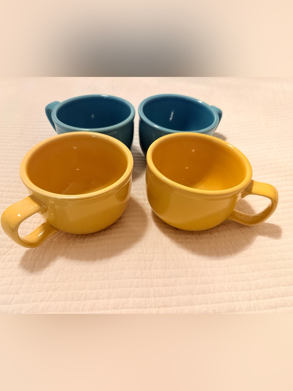 Discontinued Post-1986 Fiesta 18 oz. Jumbo Cup / Soup Mug Set of 4